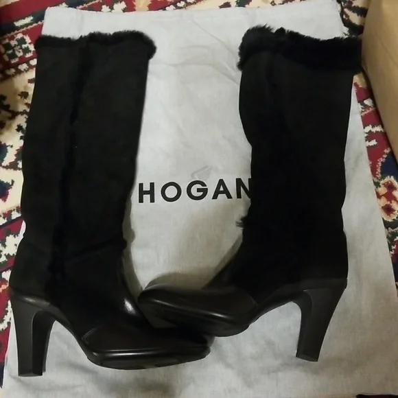 Absolutely gorgeous Hogan Black Boots - Picture 2 of 12